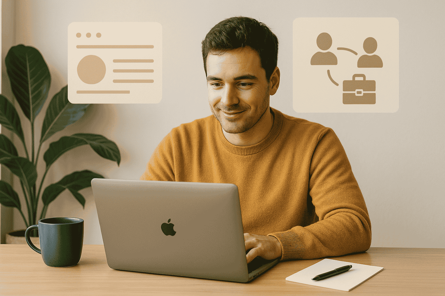 Frilanskonsult som använder konsultmäklaren Jappa